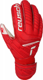 Reusch Attrakt Grip Finger Support 5170810 3002 white red front